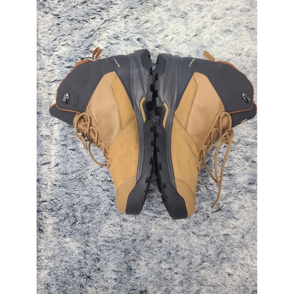 Salomon GORE-TEX Waterproof Hiking Boots – Brown/Tan – Contagrip Sole Men Sz 12 - Picture 2 of 9